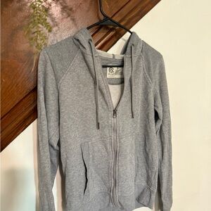 Champion Heather Gray Zip-Up Hoodie